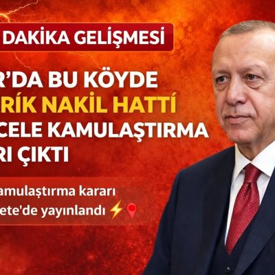 DİNAR’DA BU KÖYDE ELEKTRİK NAKİL HATTI İÇİN ACELE KAMULAŞTIRMA KARARI ÇIKTI