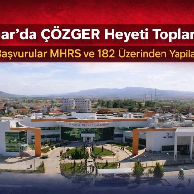 Dinar’da ÇÖZGER Heyeti Toplanıyor: Başvurular MHRS ve 182 Üzerinden Yapılacak